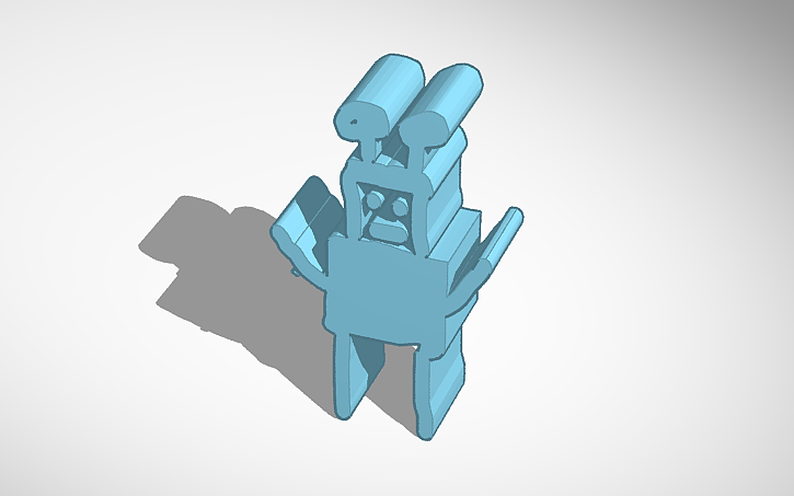 3D design robot figure - Tinkercad