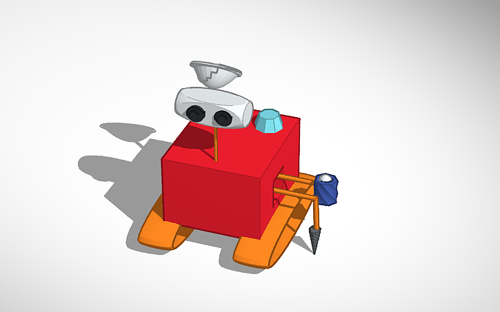 3D design lunar rover - Tinkercad