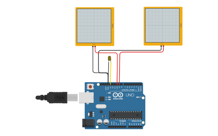 Circuit design Encoder - Tinkercad