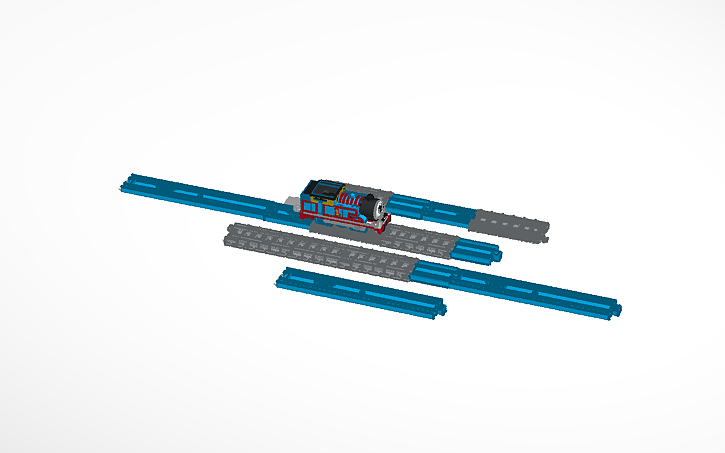3D design Tomy-master rail [test rail model] - Tinkercad