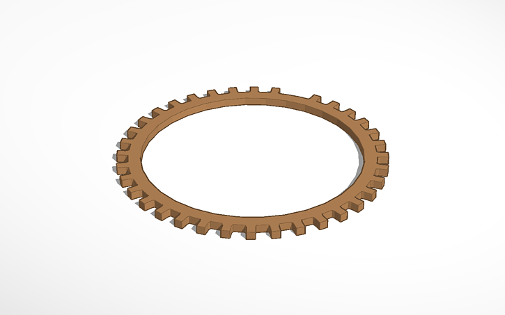 Trigger Wheel Model 3D design 36-1 trigger wheel - Tinkercad