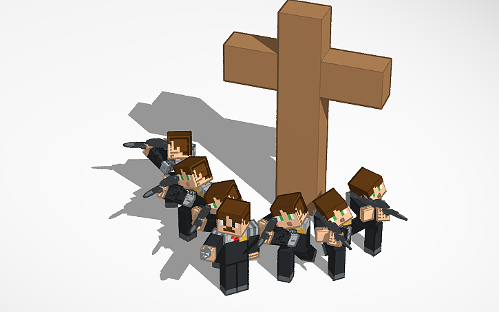 3D design my version of defending the faith - Tinkercad