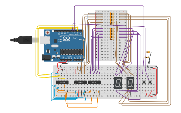 File Cad Timer Circuit design Adjustable Countdown Timer - Tinkercad