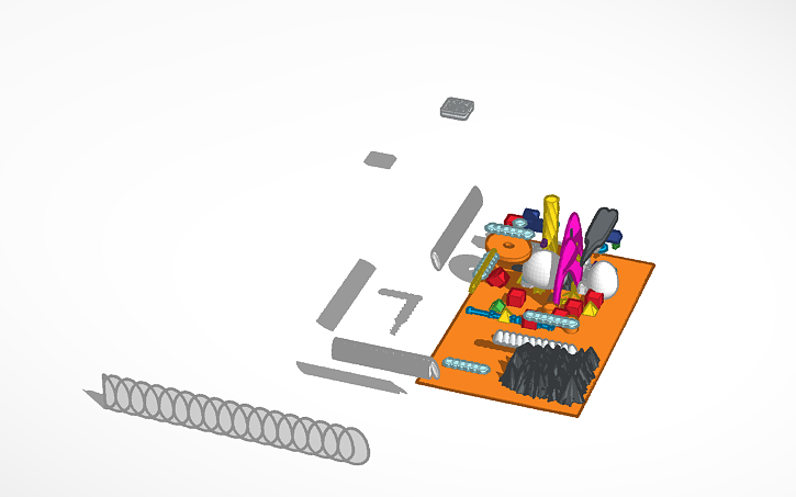 3D design crazy city - Tinkercad