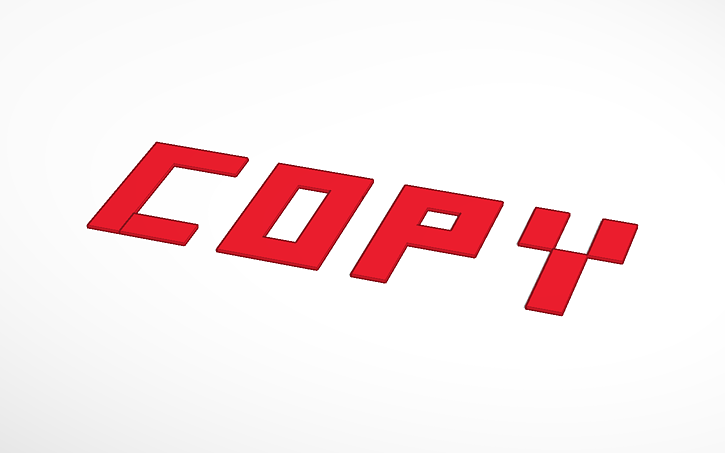 3D design How to tell if something is a copy (in the comments) - Tinkercad