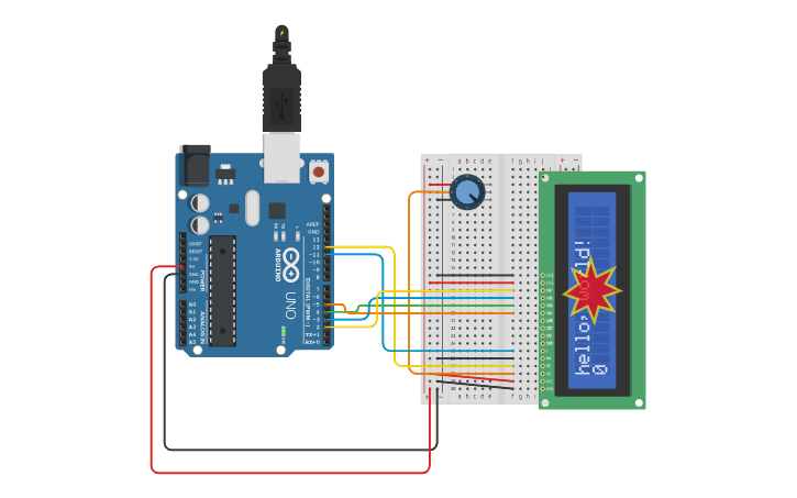 Circuit design EXERCISE NO. 7 - MICROPROCESSOR - Tinkercad