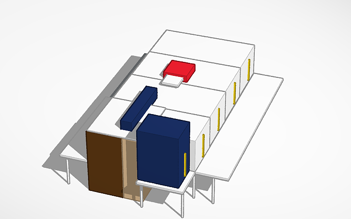 3D design MODERN SCHOOL!! - Tinkercad