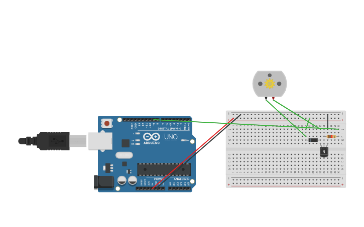Circuit design speed control DC motor serial monitor arduino code ...