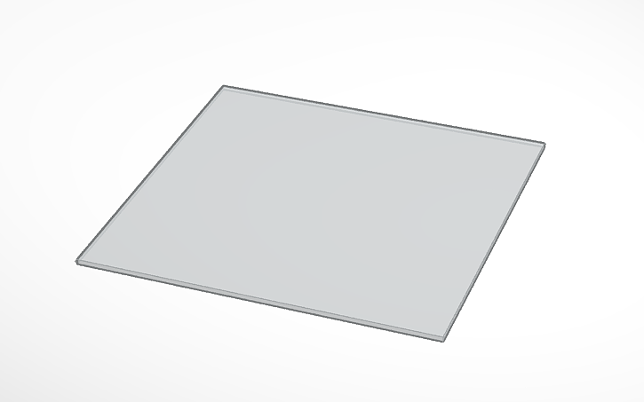 3D design transparent window v2 - Tinkercad