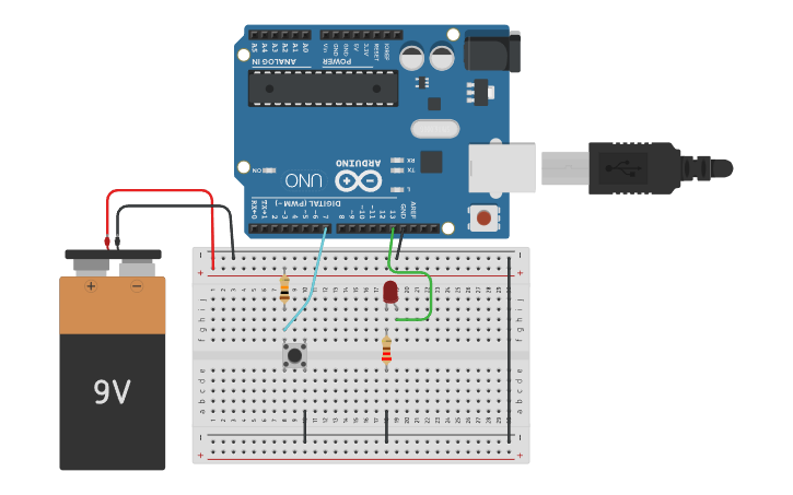 Circuit design TOUCH - Tinkercad