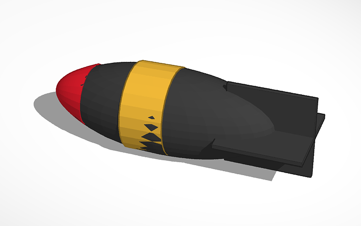 3D design nuke - Tinkercad
