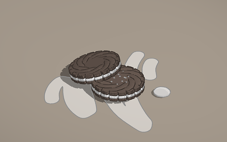 3D design delicious cookies - Tinkercad