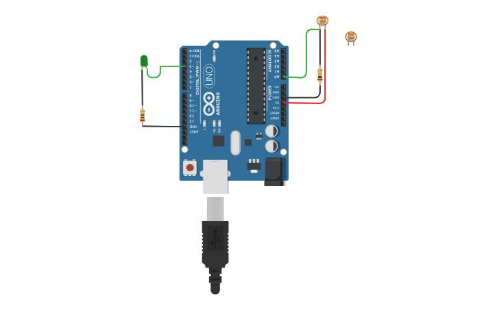 Circuit design arduino - Tinkercad