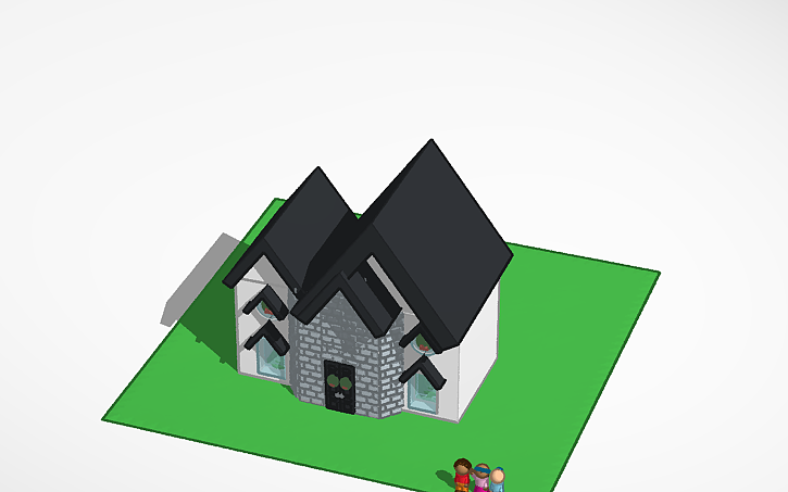 3D design Modern House - Tinkercad