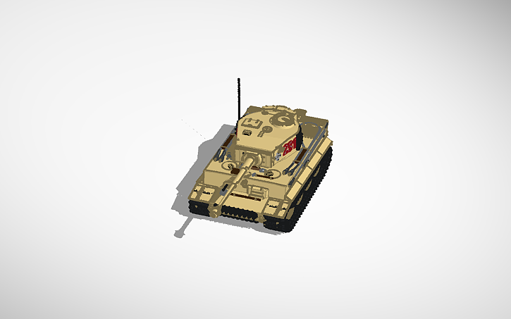 3D design tiger 1 - Tinkercad