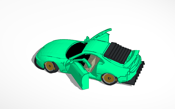 3D design 1998 TOYOTA SUPRA DRIFT CAR - Tinkercad