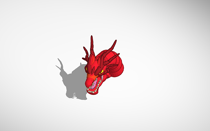 3D design Dragon head (COPYABLE) - Tinkercad
