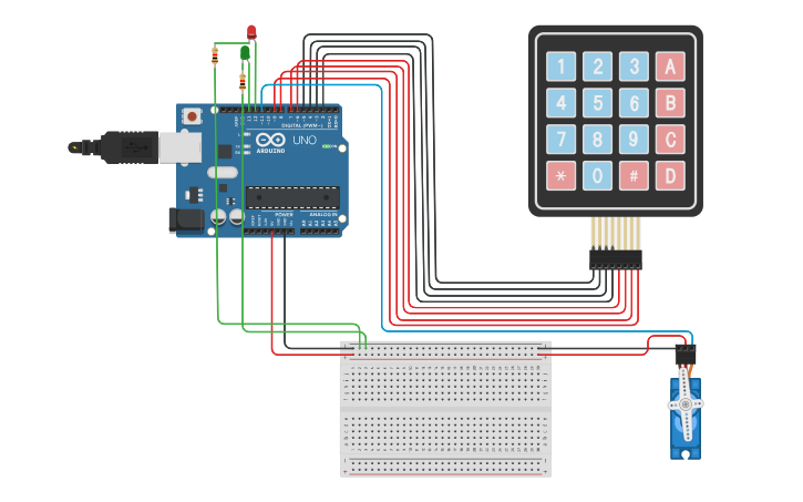 Circuit design Project Embedded - Tinkercad