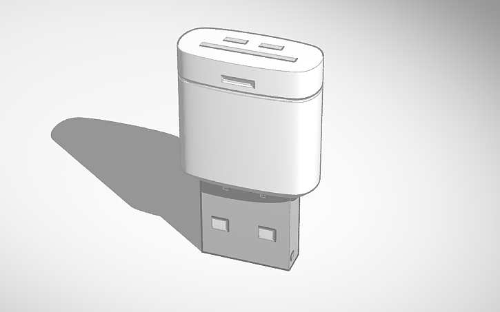 3D design USB CHIP - Tinkercad