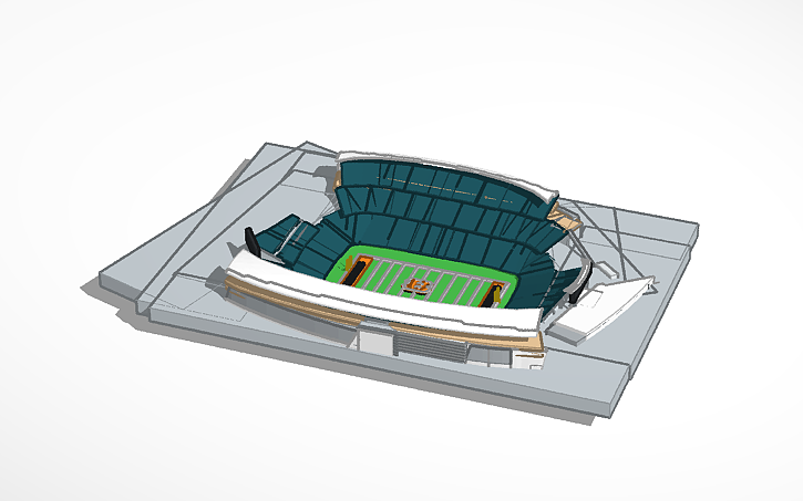 Stadium Tutorial Inventor 3D design Paycor Stadium - Tinkercad