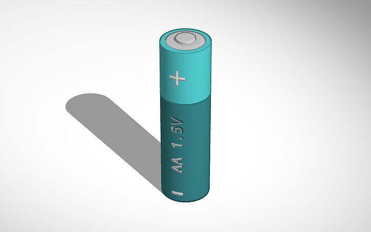 3D design Battery - Tinkercad