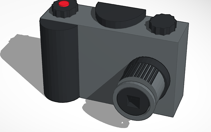 3D design camera - Tinkercad