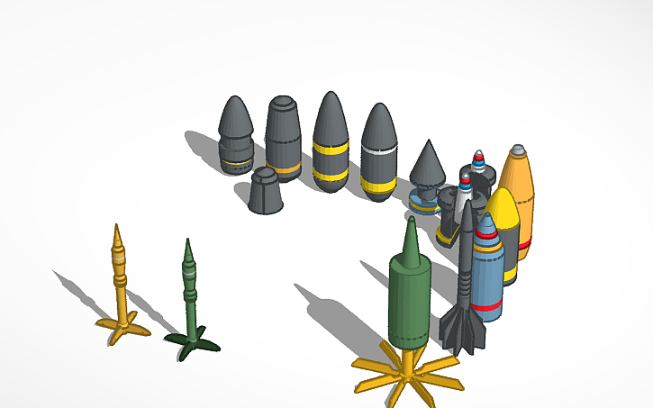3D design War Thunder tank shells - Tinkercad