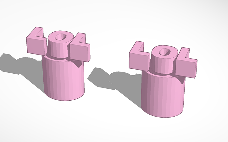 3D design LOL LOL - Tinkercad
