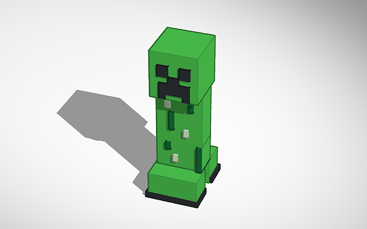 3D design MINECRAFT BASIC CREEPER - Tinkercad