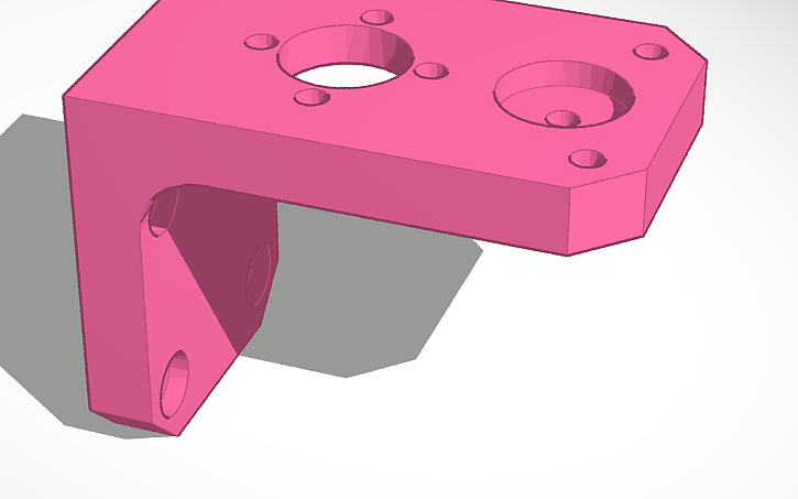 3D design 3-Point Bed Leveling Z-Axis Bed Mount - Tinkercad