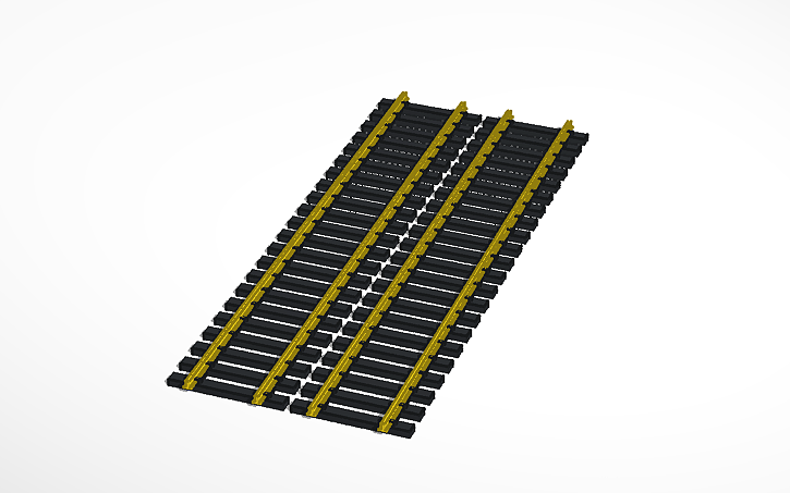 3D design Rail Ho 1/87 - Tinkercad