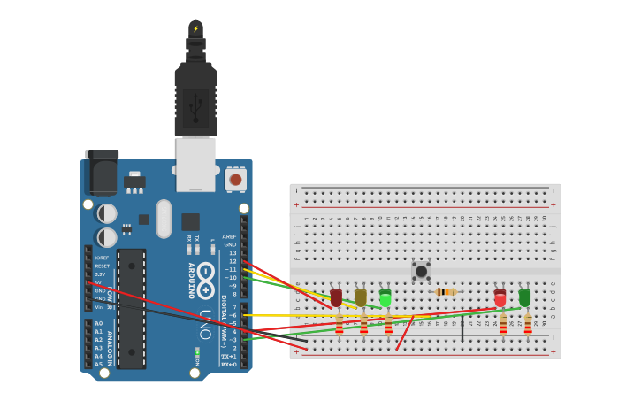 Circuit design Practica4 - Tinkercad