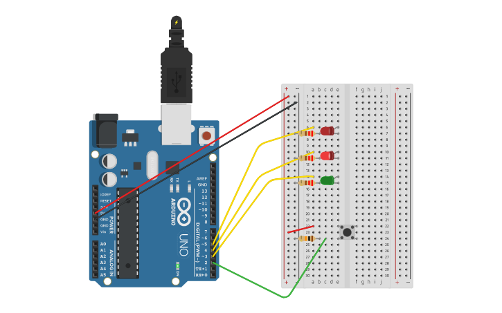 Circuit design spaceship interface - Tinkercad
