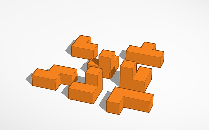 3D design Soma cube 7C-02 - Tinkercad