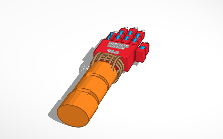 3D design Bionic Arm - Tinkercad