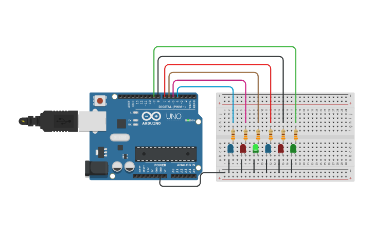 Circuit design ARDUINO devre tasarım - Tinkercad