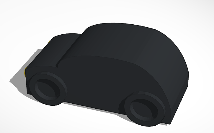 3D design Basic Car - Tinkercad