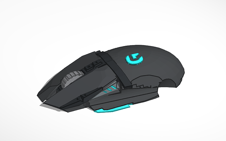 3D design Logitech Wireless Mouse - Tinkercad
