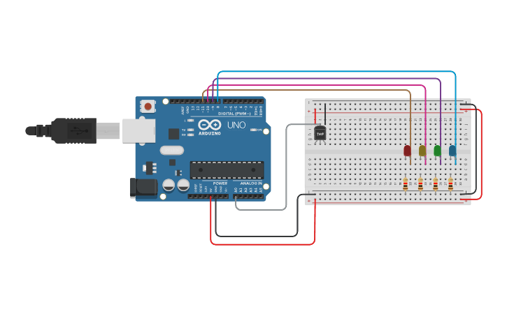 Circuit design tmp - Tinkercad