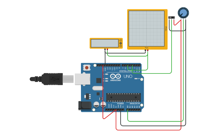Circuit design Rain Sensor - Tinkercad