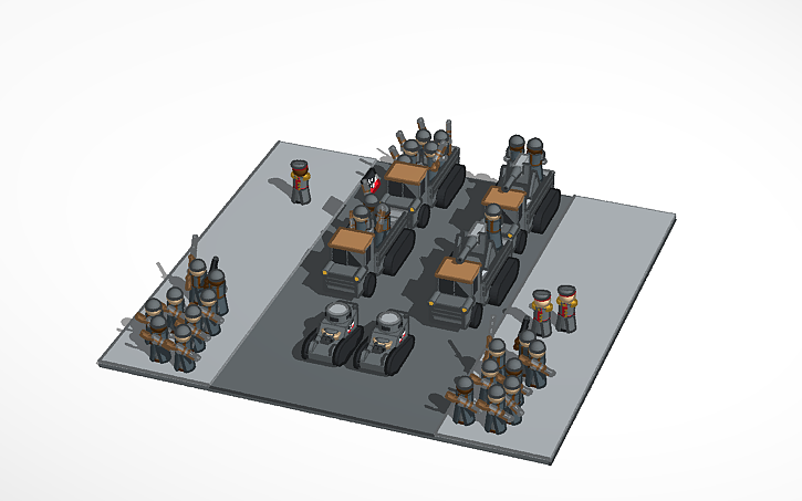 3D design the march into moscow - Tinkercad
