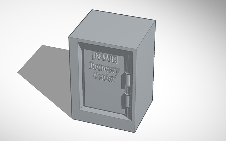 3D design Recovery Centers from BFDI - Tinkercad