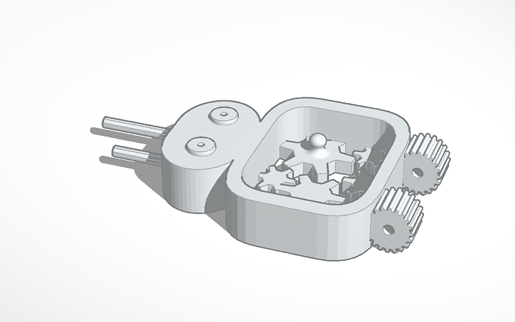 3D design cute robot - Tinkercad