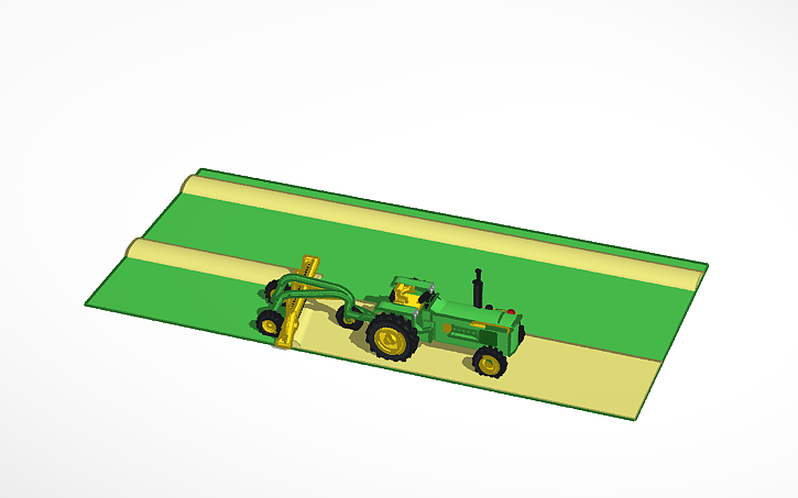 3D design Raking Hay - Tinkercad