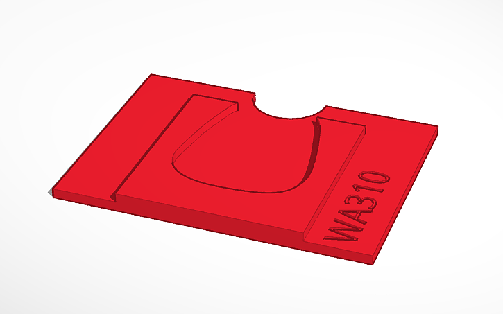3D design WA310 - Tinkercad