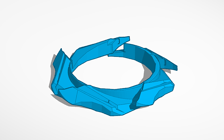 Beyblade Triangle 3D design beyblade layer - Tinkercad
