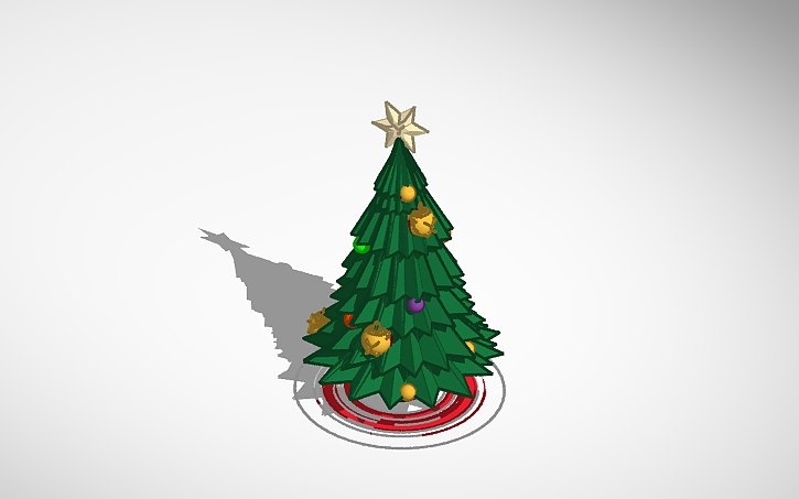 3D design Christmas Tree (Collaboration) - Tinkercad