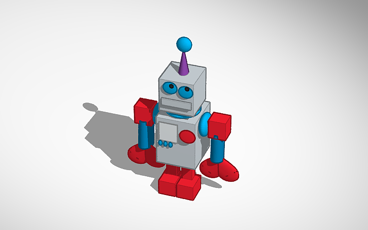 3D design create a robot - Tinkercad