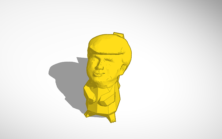 3D design Trumpachu - Tinkercad