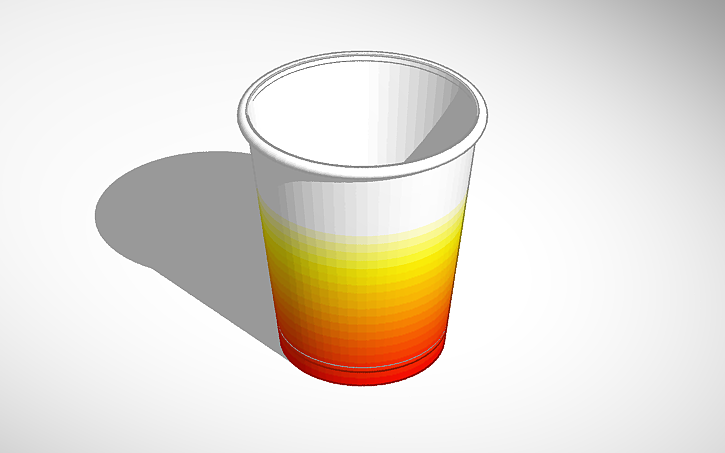 3D design Paper Cup - Tinkercad